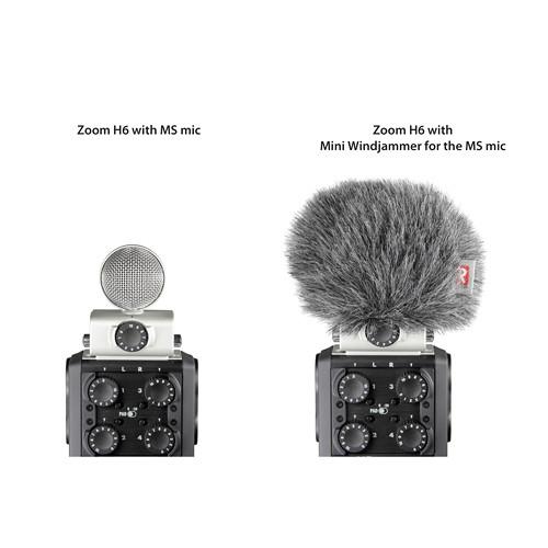 Rycote Mini Windjammer Combo Set for Zoom H6 Mid-Side and X Y Capsules
