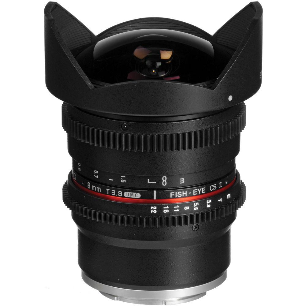 Samyang 8mm T3.8 UMC Fish-Eye CS II Lens