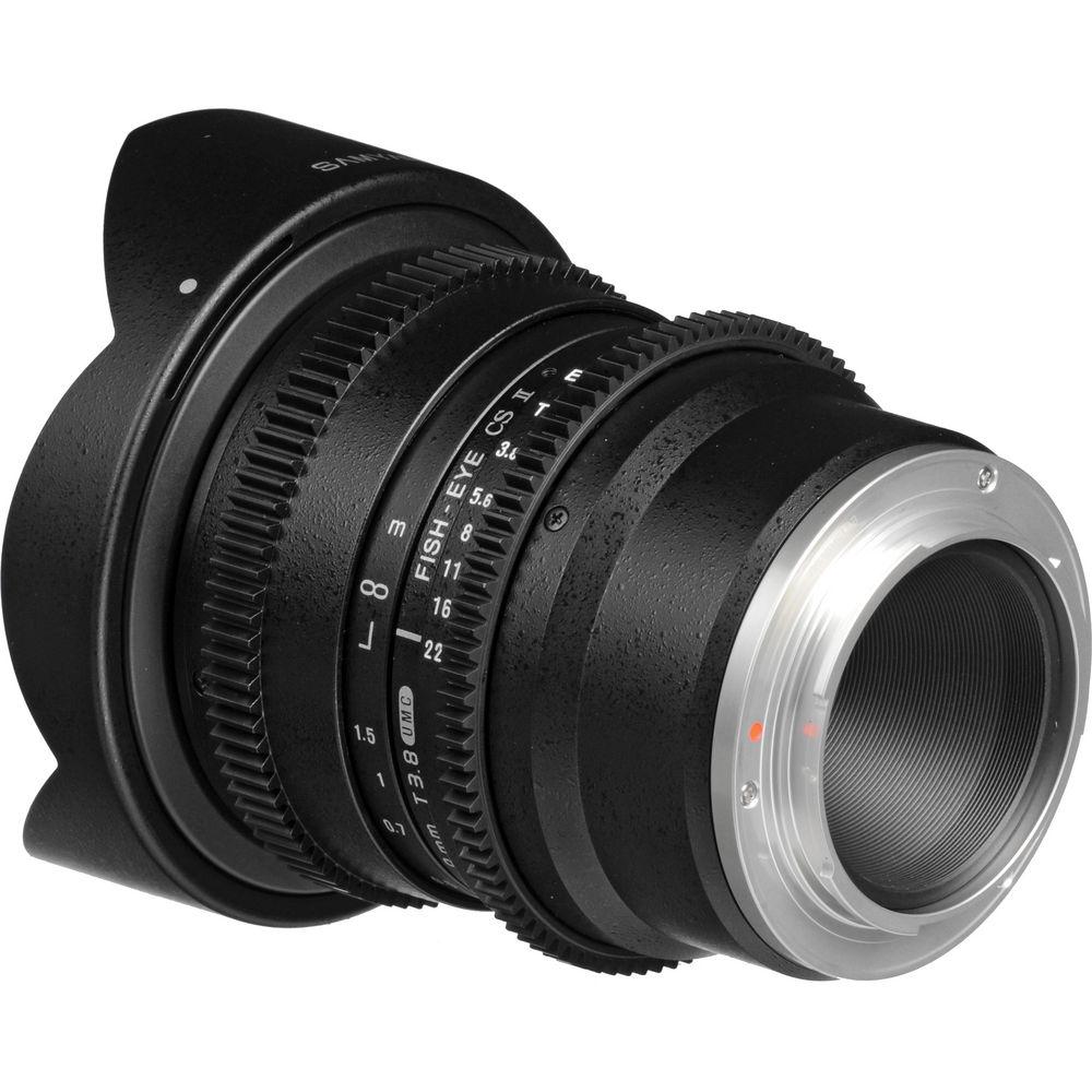 Samyang 8mm T3.8 UMC Fish-Eye CS II Lens