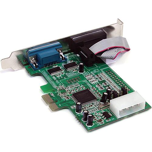StarTech 2-Port RS-232 Serial PCIe Adapter Card with 16550 UART