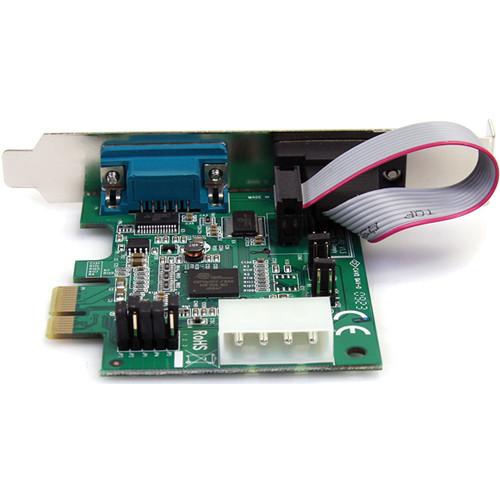 StarTech 2-Port RS-232 Serial PCIe Adapter Card with 16950 UART