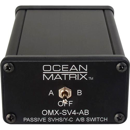 TecNec Connectronics OMX-SV4-AB 4-Pin S-Video Passive A B Switch