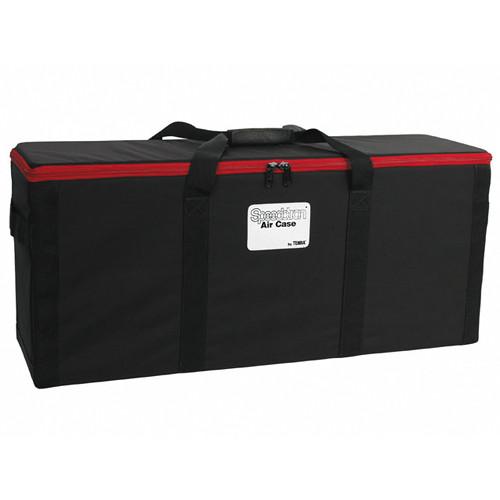 Speedotron 1205CX 2 CC Head Air Travel Kit - Includes: 1205CX - 1200 W S Power Pack, 2-202VF Color Corrected Flash Heads, Umbrellas, Sync Cord, Stands, 3-Section Air Case