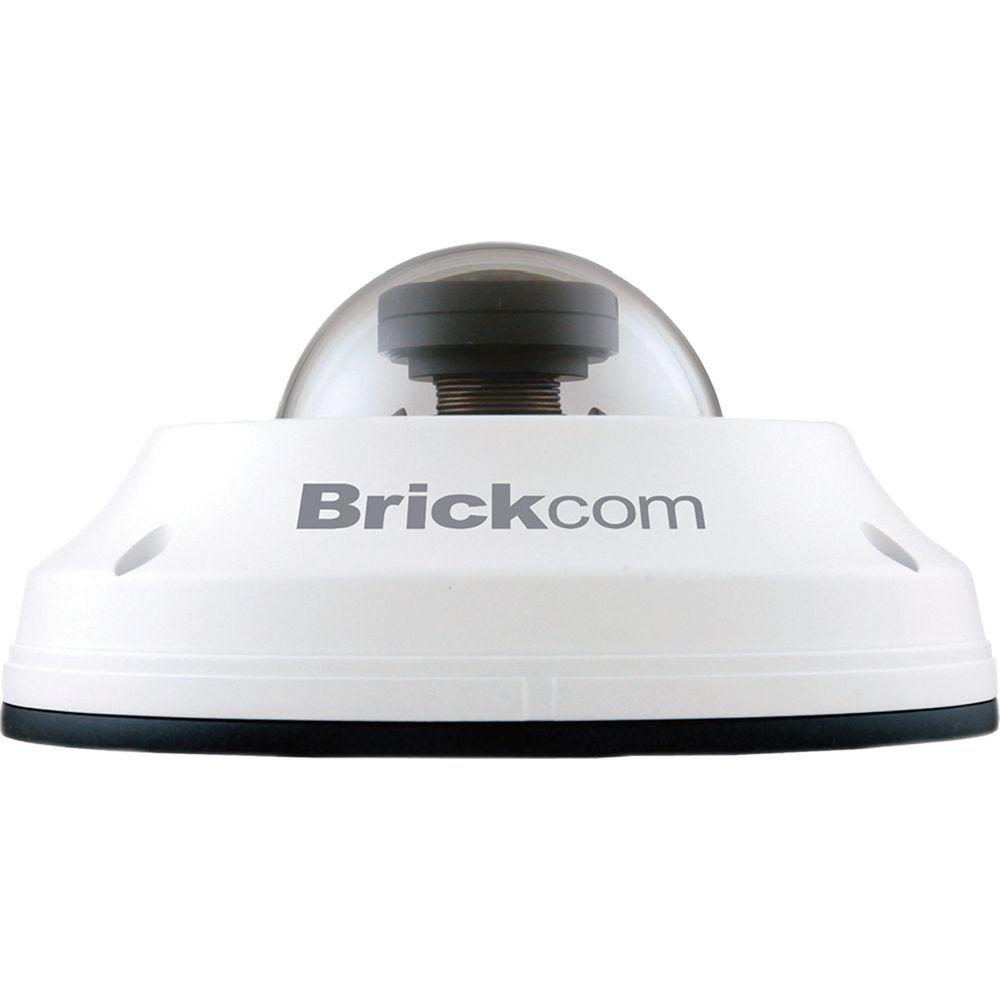 Brickcom MD300-Ap 3MP Full HD Outdoor Mini Dome Network Camera with PoE, 1-Way Audio, & 4mm Lens