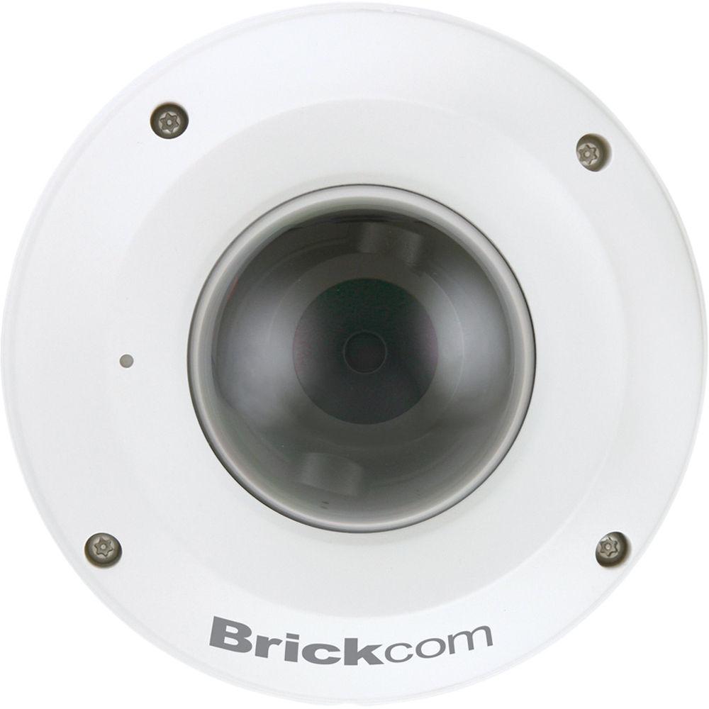 Brickcom MD300-Ap 3MP Full HD Outdoor Mini Dome Network Camera with PoE, 1-Way Audio, & 4mm Lens