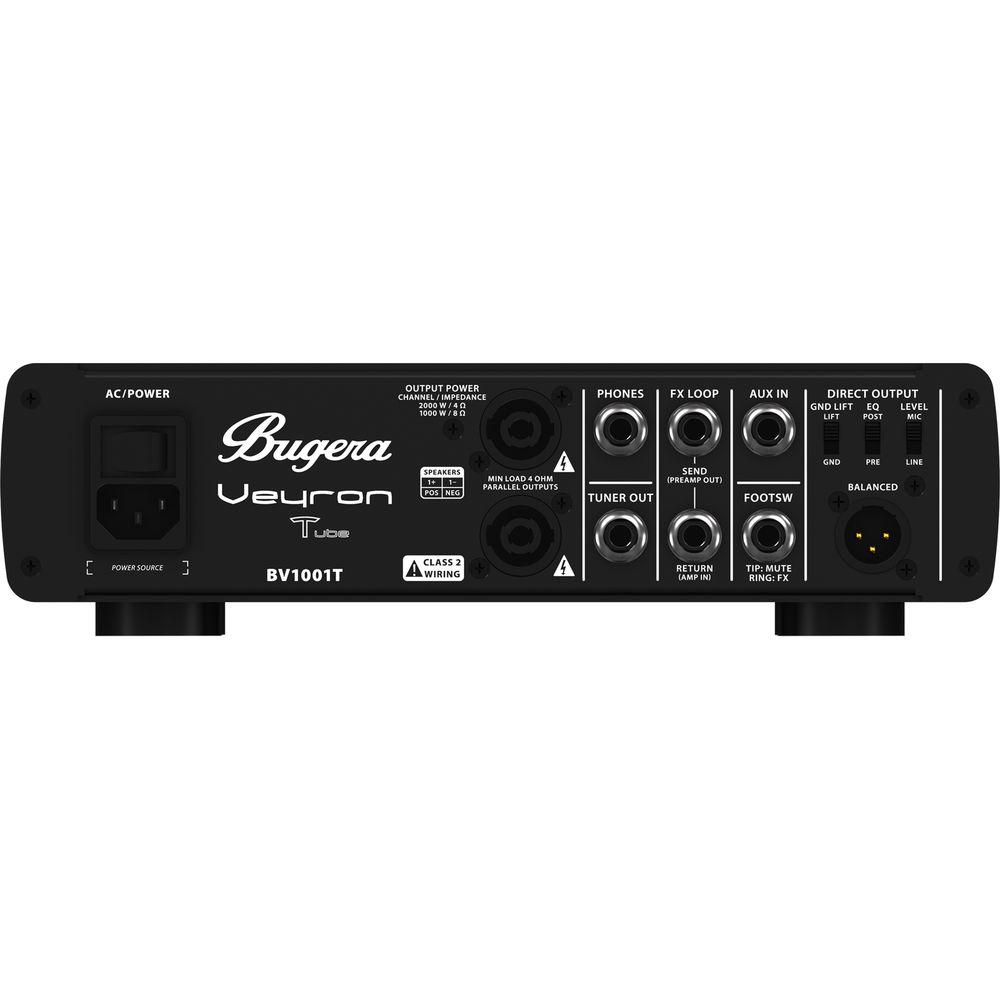 Bugera Veyron T BV1001T 2,000W Amplifier with Tube Preamp