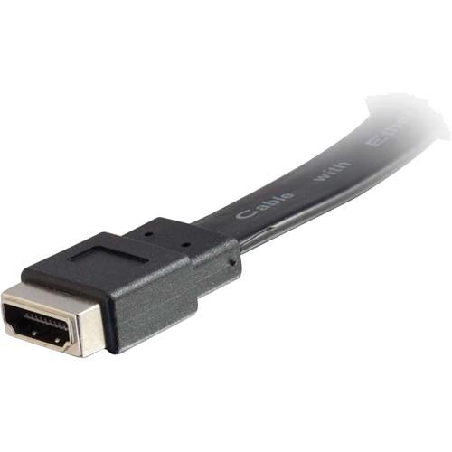 C2G HDMI, VGA, 3.5mm Audio, Composite Video and RCA Stereo Audio Pass Through Double Gang Wall Plate - Aluminum