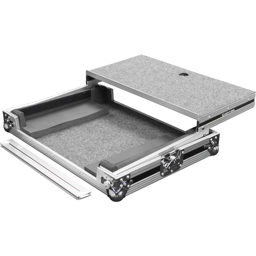 Odyssey Innovative Designs Flight Zone Complete Controller Glide Style Case for Medium-Size Universal DJ Controller