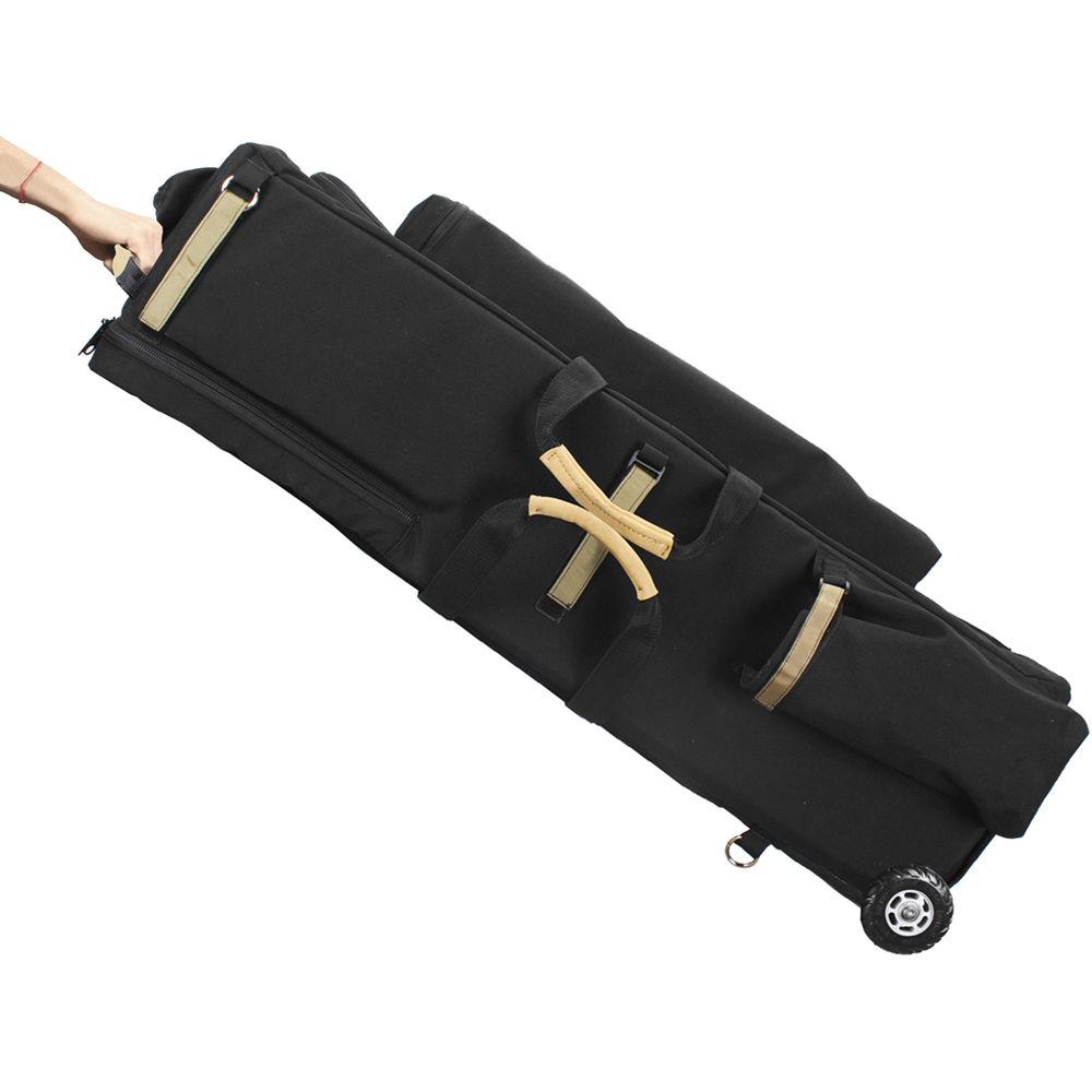 Porta Brace Rolling Light Kit Backpack with Removable Off-Road Wheels