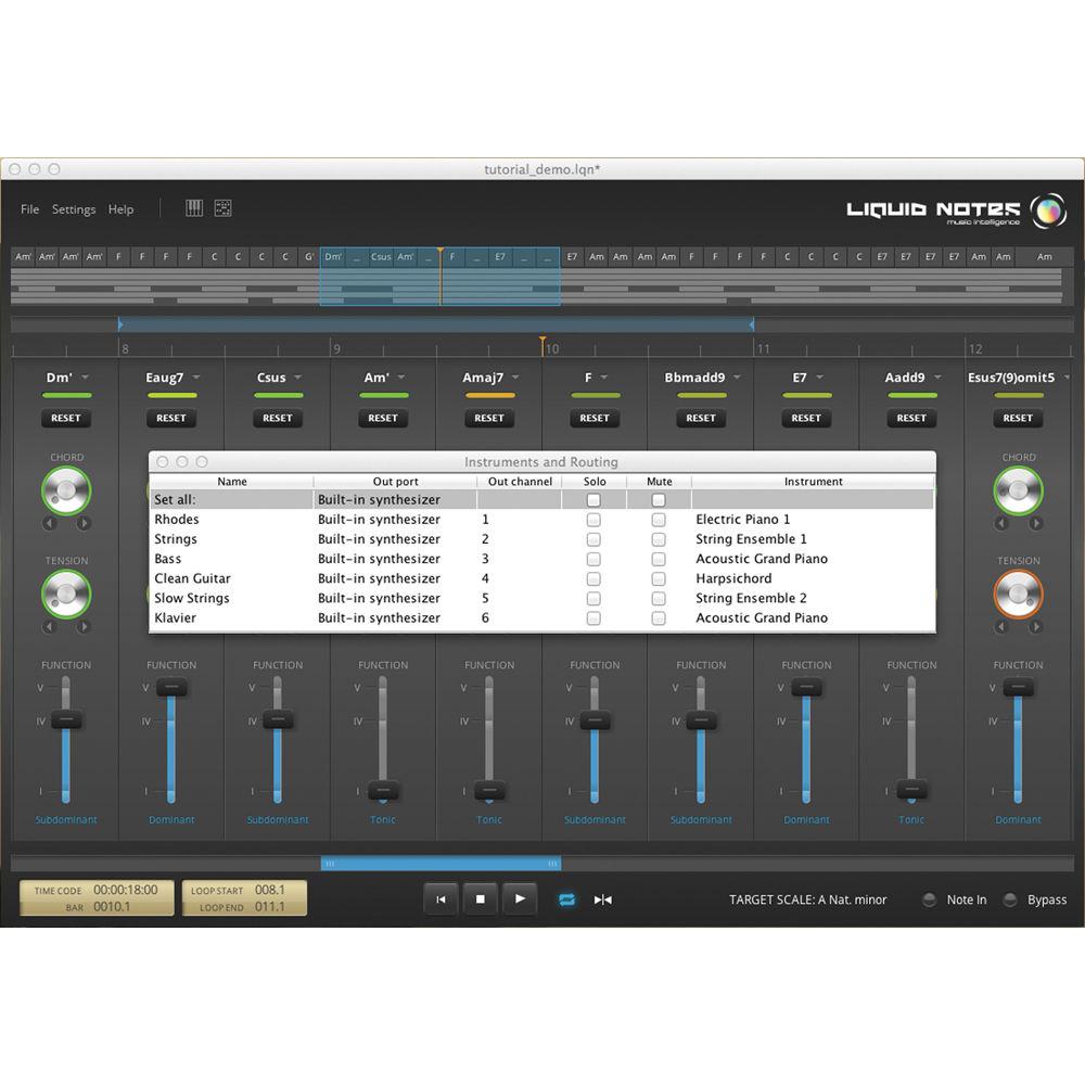 Re-Compose Liquid Notes - Songwriting and Performance Assistant Software