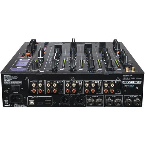 Reloop RMX-80 Digital 4 1 Channel DJ Mixer with Built-in EFX