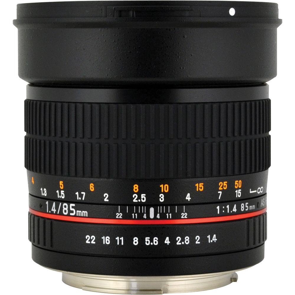 Rokinon 85mm f 1.4 AS IF UMC Lens for Fujifilm X Mount