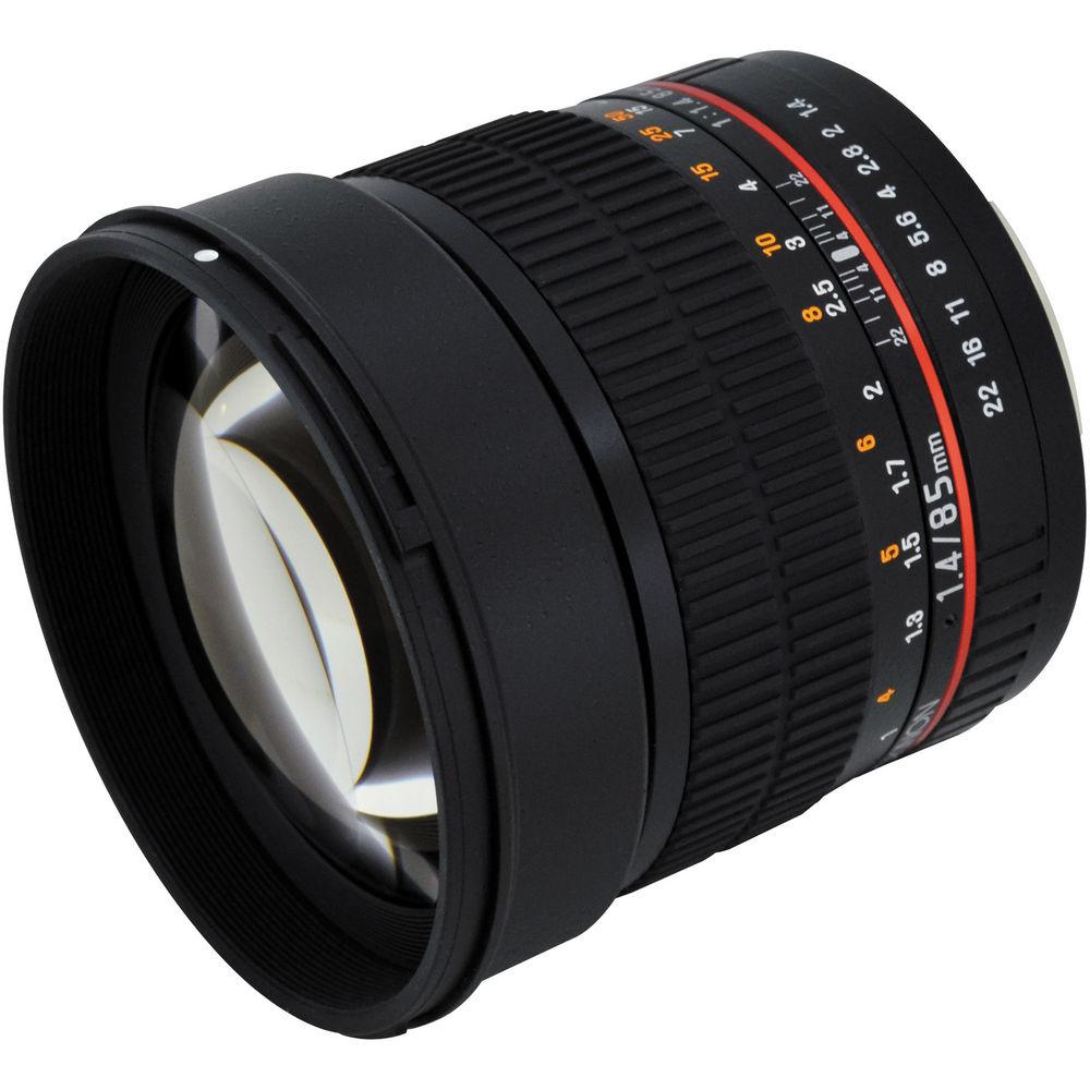 Rokinon 85mm f 1.4 AS IF UMC Lens for Micro Four Thirds Mount