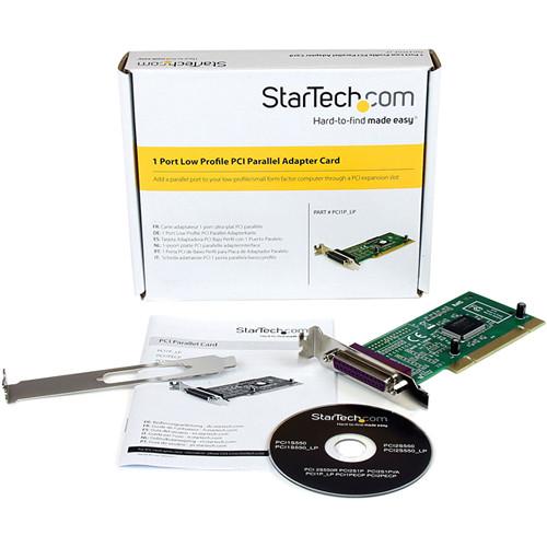 StarTech 1-Port Low-Profile PCI Parallel Adapter Card