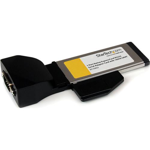StarTech 1-Port Native ExpressCard RS232 Serial Adapter Card with 16950 UART