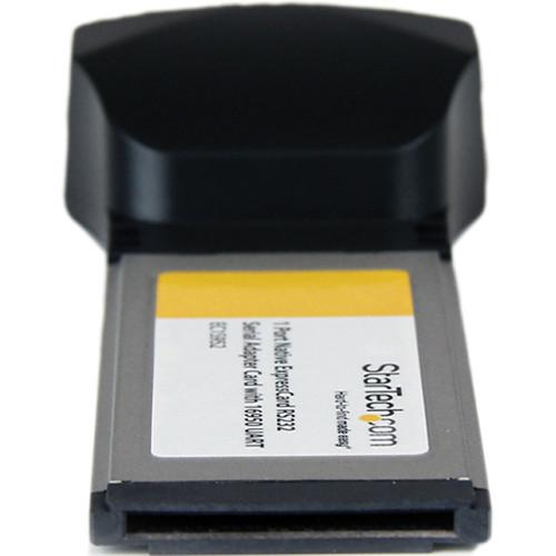 StarTech 1-Port Native ExpressCard RS232 Serial Adapter Card with 16950 UART, StarTech, 1-Port, Native, ExpressCard, RS232, Serial, Adapter, Card, with, 16950, UART