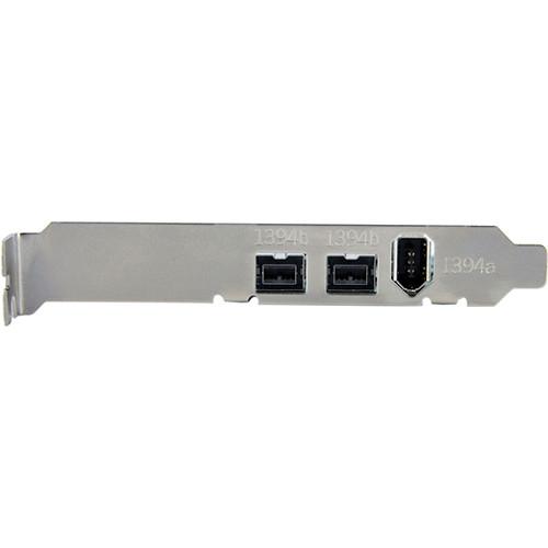 StarTech 3-Port FireWire 800 400 PCIe Card Adapter, StarTech, 3-Port, FireWire, 800, 400, PCIe, Card, Adapter