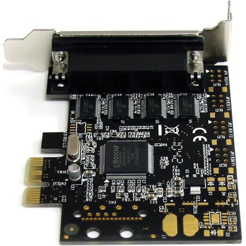 StarTech 4-Port RS-232 PCIe Serial Card with Breakout Cable