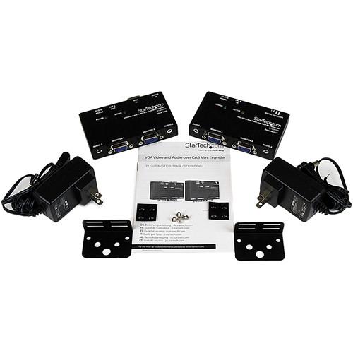 StarTech ST122UTPA VGA Video Extender Kit with Audio Support over CAT-5 Cable