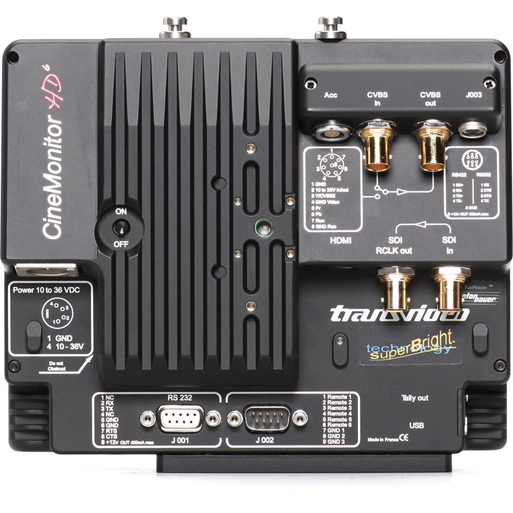 Transvideo 6" CineMonitorHD6 eSBL Evolution Enhanced SuperBright On-Board Monitor