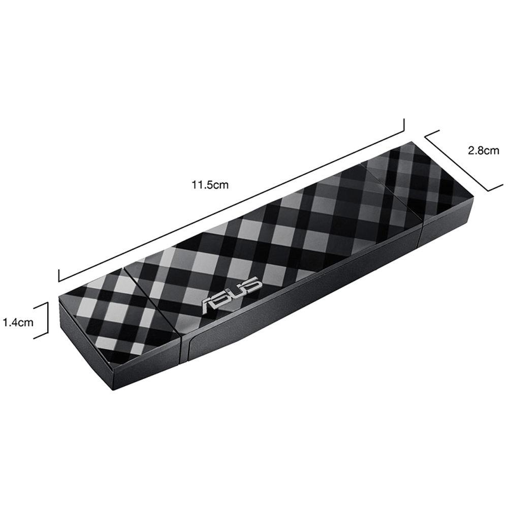 ASUS USB-AC56 Dual-Band Wireless-AC1300 USB 3.1 Gen 1 Wi-Fi Adapter