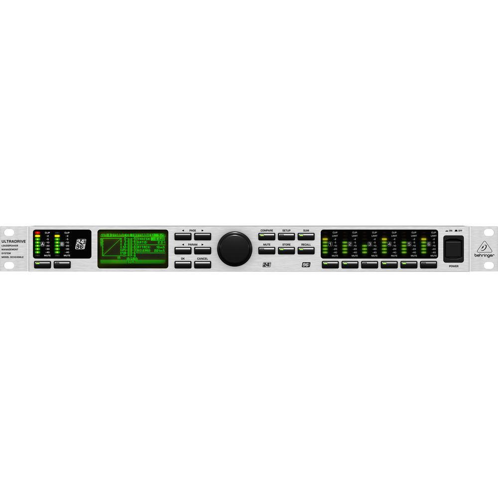 Behringer DCX2496LE ULTRADRIVE 24-Bit 96kHz Digital Loudspeaker Management System
