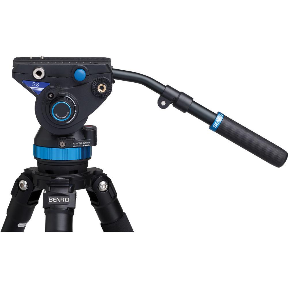 Benro S8 Pro Video Head with Flat Base