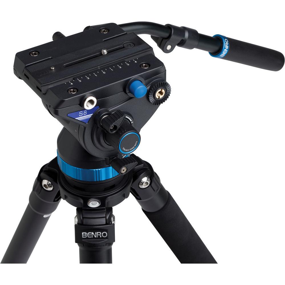 Benro S8 Pro Video Head with Flat Base