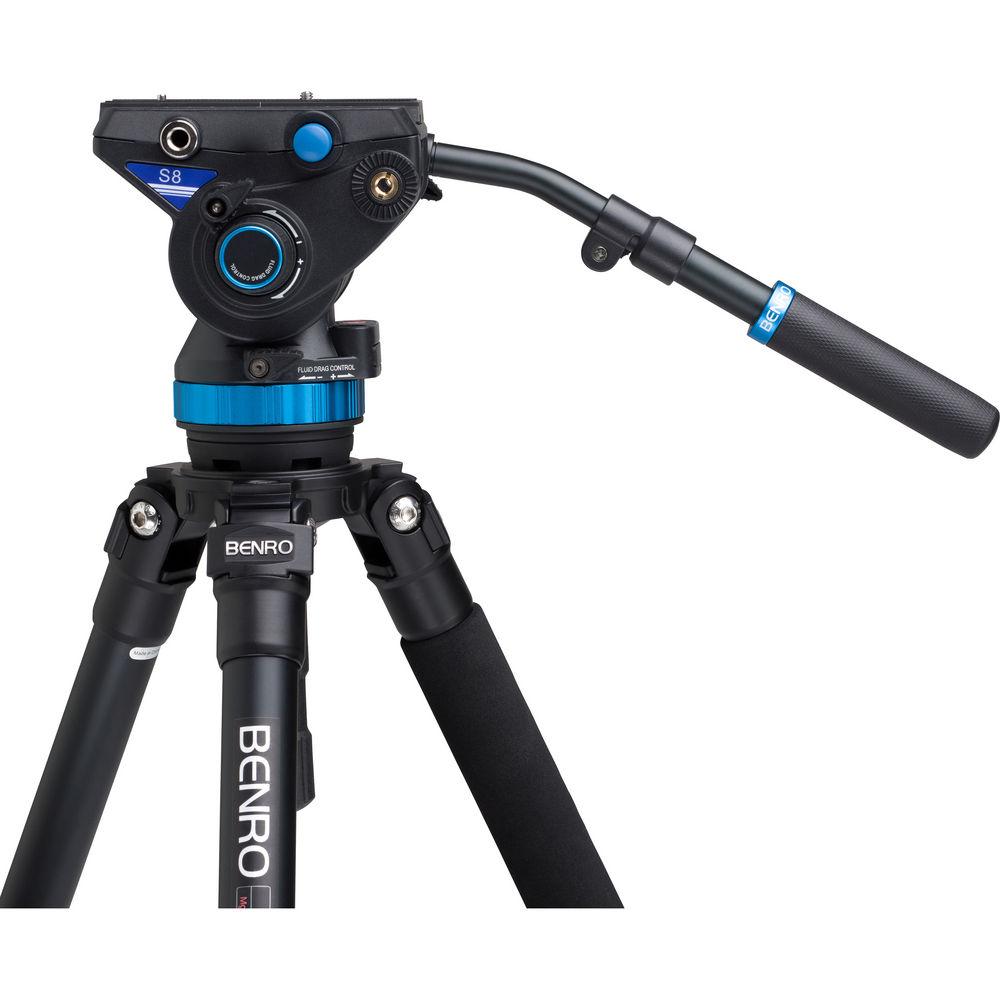 Benro S8 Pro Video Head with Flat Base