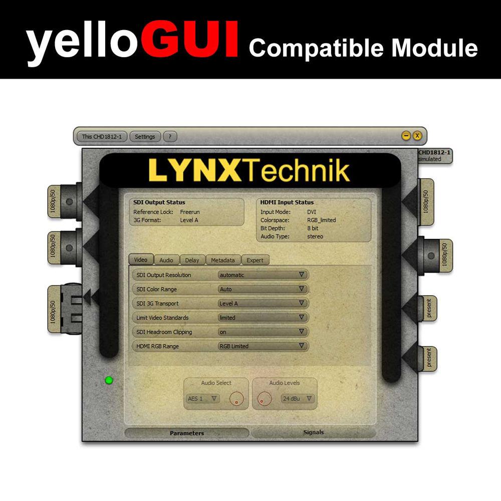 Lynx Technik AG yellowbrik HDMI to SDI Converter with Frame Synchronizer