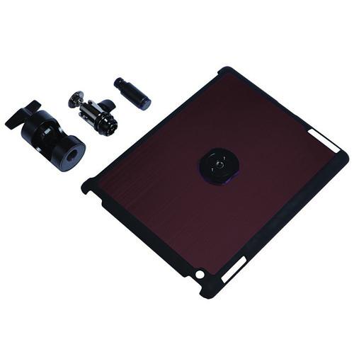 On-Stage Quick Disconnect Tablet Mounting System with Snap-On Cover for iPad 2 and 3