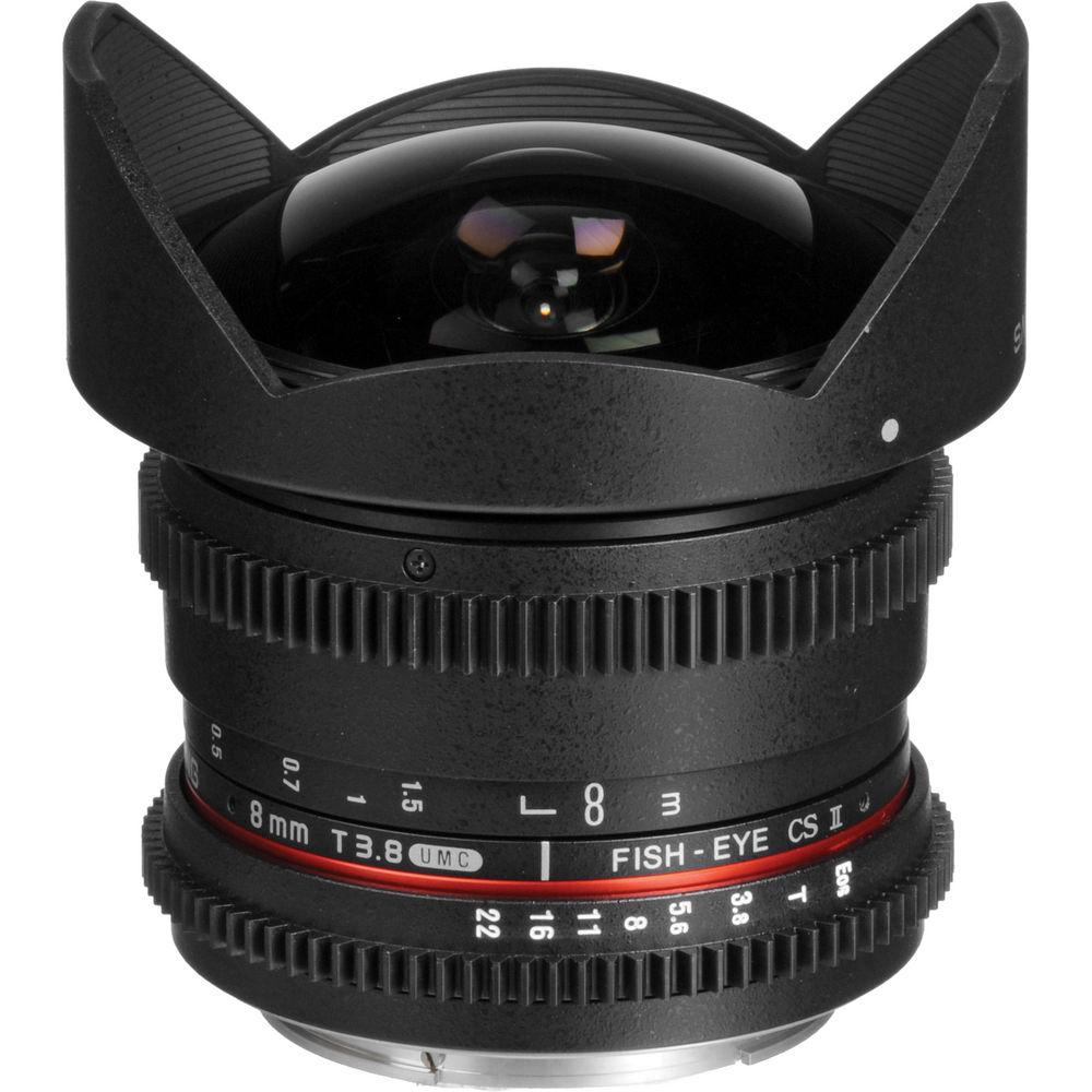 Samyang 8mm T3.8 UMC Fish-Eye CS II Lens