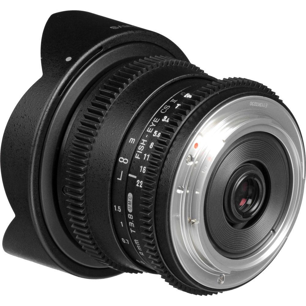 Samyang 8mm T3.8 UMC Fish-Eye CS II Lens
