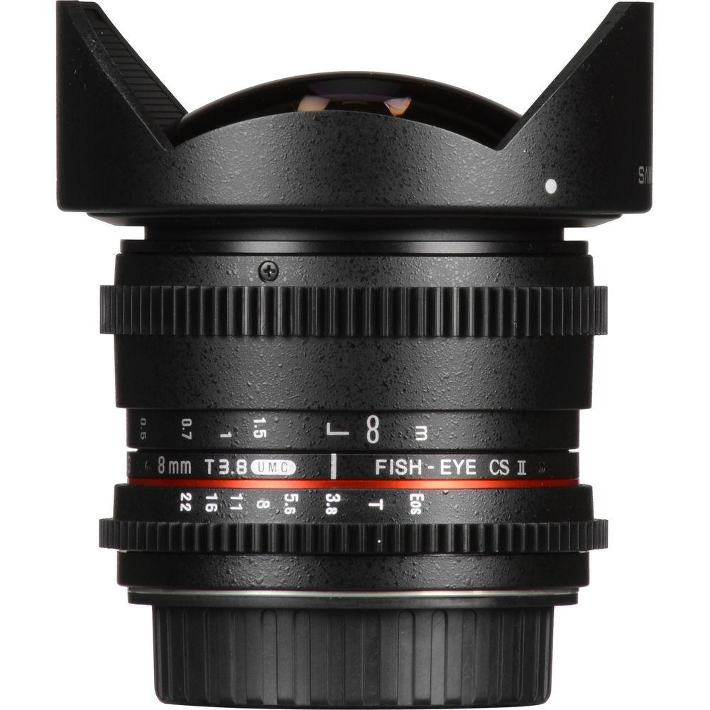 Samyang 8mm T3.8 UMC Fish-Eye CS II Lens