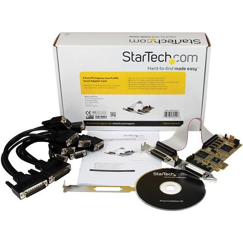 StarTech 8-Port PCIe Low-Profile Serial Adapter Card