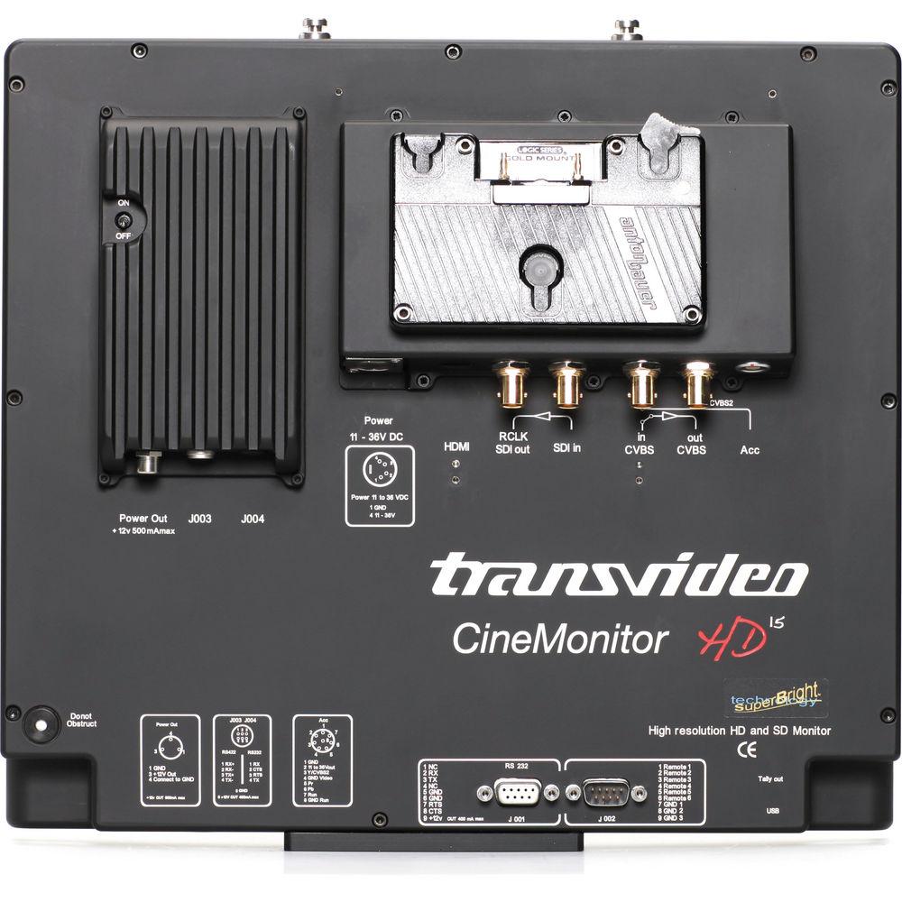 Transvideo CineMonitorHD Evolution Studio 15" Production Monitor
