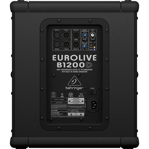 Behringer EUROLIVE B1200D 12" Active 500W Subwoofer