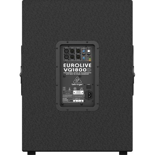 Behringer EUROLIVE VQ1800D 18" Active 500W Subwoofer