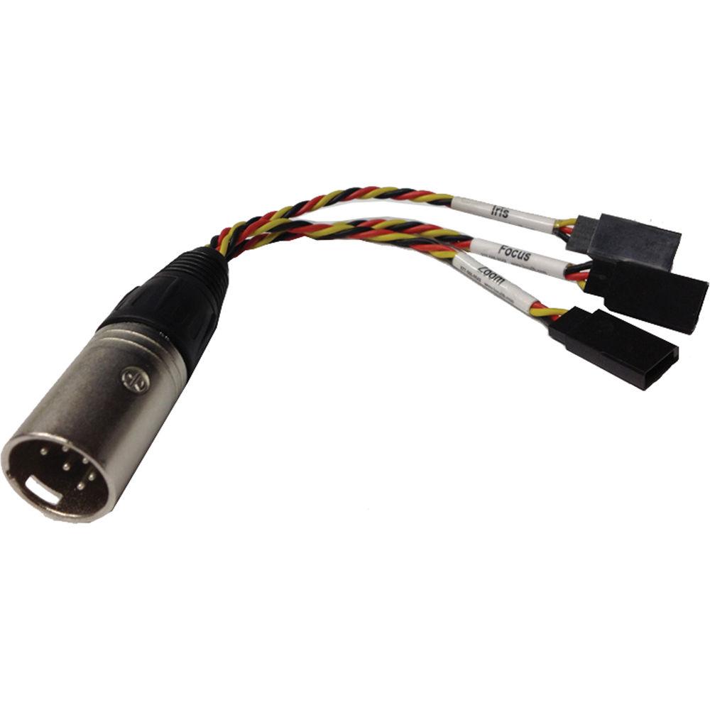 Jony Motorized Focus & Servo Zoom Control for Video Lenses with 8-Pin Lens Connector & 20