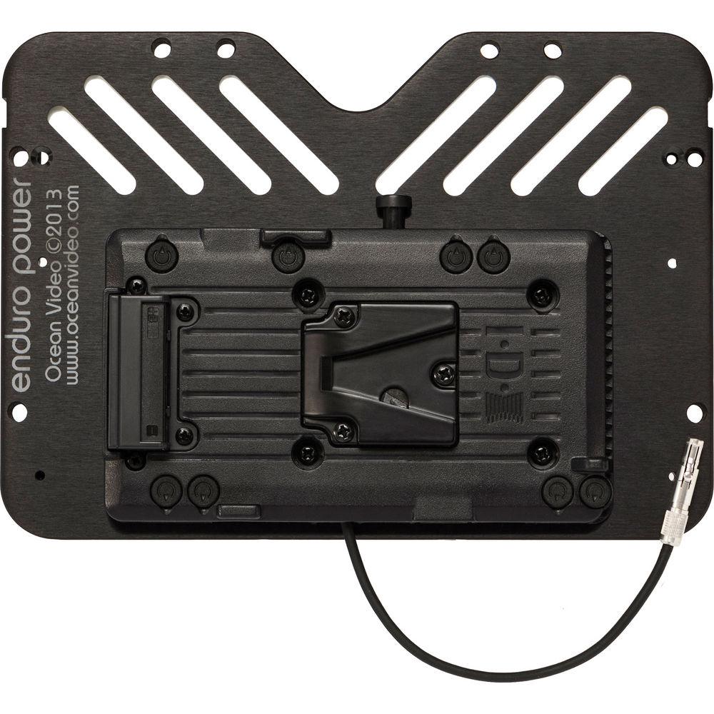 Ocean Video EnduroPower for Odyssey7 & 7Q Recorders with IDX V-Lock Battery Plate