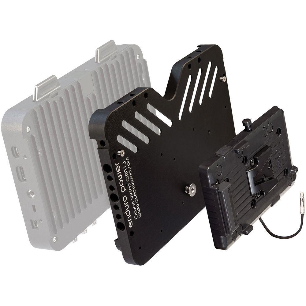 Ocean Video EnduroPower for Odyssey7 & 7Q Recorders with IDX V-Lock Battery Plate