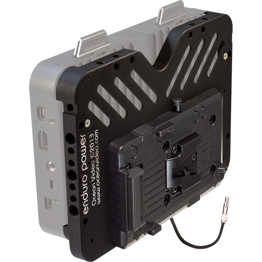 Ocean Video EnduroPower for Odyssey7 & 7Q Recorders with IDX V-Lock Battery Plate