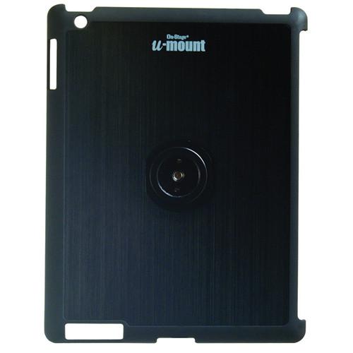 On-Stage Quick Disconnect Tablet Mounting System with Snap-On Cover for iPad 2 and 3