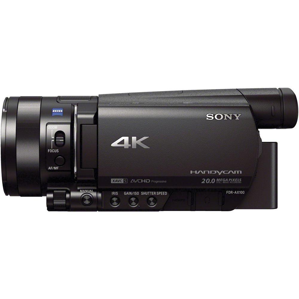 Sony FDR-AX100 4K Ultra HD Camcorder, Sony, FDR-AX100, 4K, Ultra, HD, Camcorder