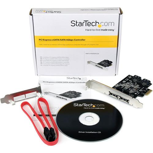 StarTech 4-Port PCIe SATA 6 Gb s Controller Card