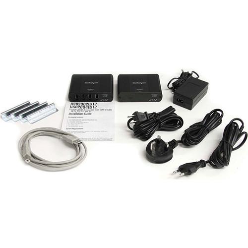 StarTech 4-Port USB 2.0 Extender over Cat5 6