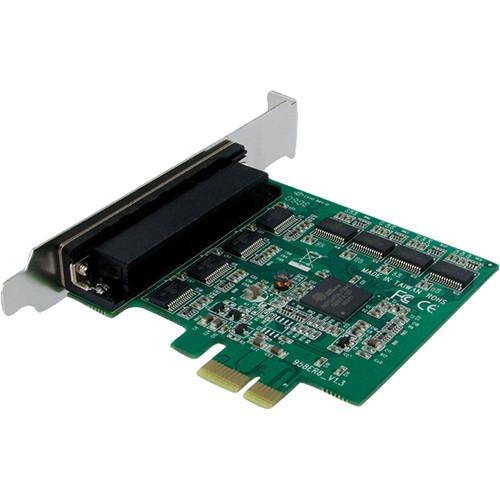 StarTech 8-Port RS-232 Serial PCIe Native Adapter Card with 16950 UART