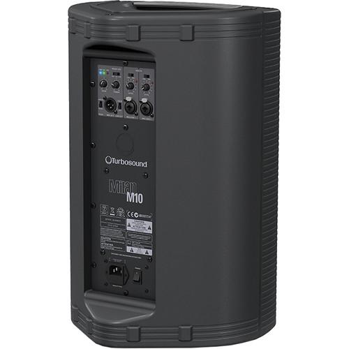 Turbosound Milan M10 600-Watt 2-Way 10" Powered Loudspeaker