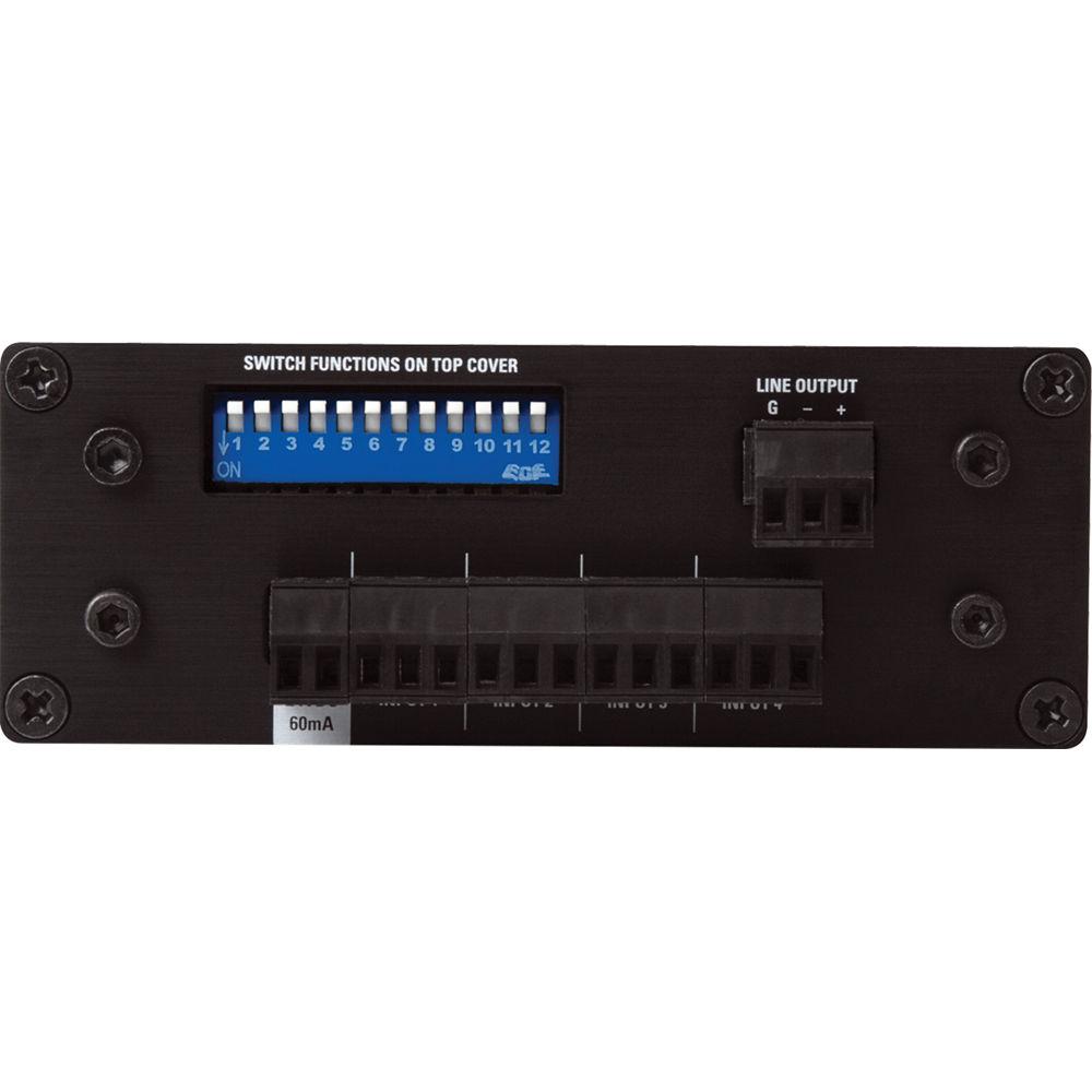 Atlas Sound TSD-MIX41 4x1 Mic Line Mixer