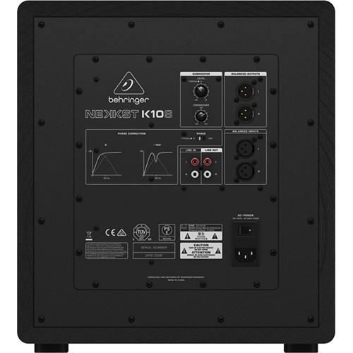 Behringer NEKKST K10S Audiophile 180W 10" Studio Subwoofer